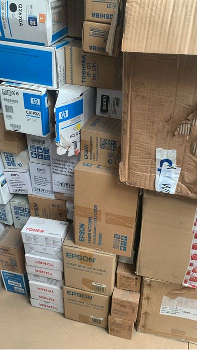 Lote toners e tinteiros