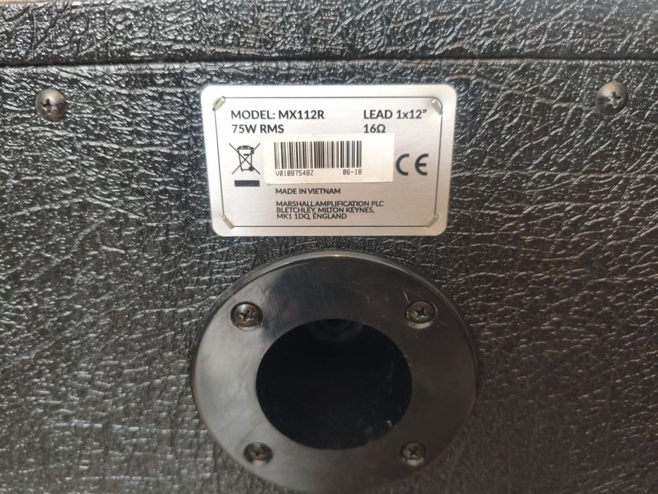 Kolumna gitarowa Marshall MX112 + Celestion Vintage V30 16ohm