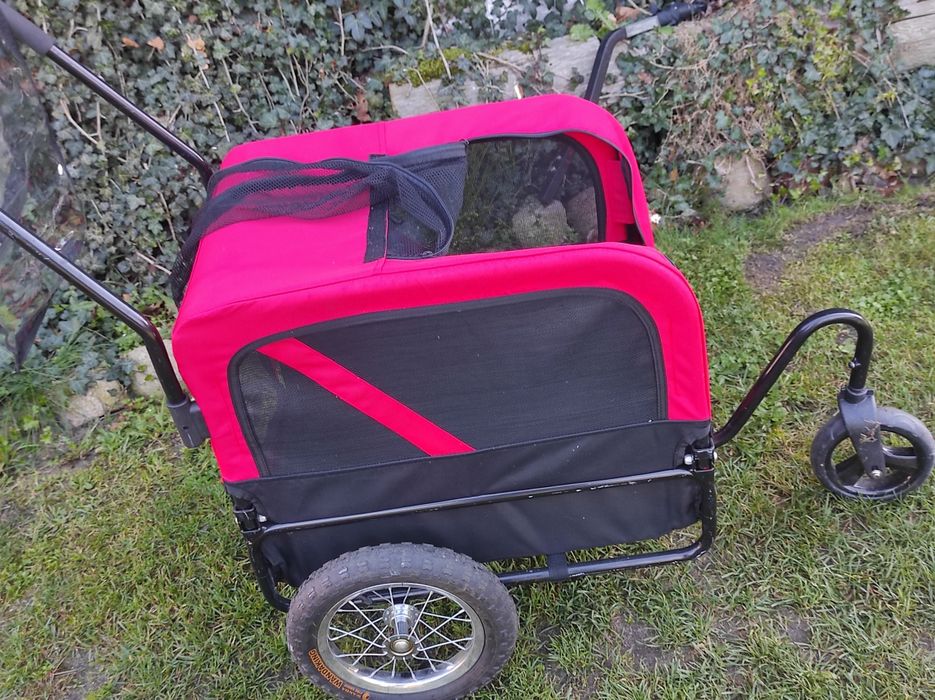 Wózek turystyczny transportowy bagażowy dla psa