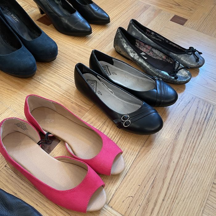 Ціна за 10шт! Взуття шкіряне жіноче 36 - 37 розмір.