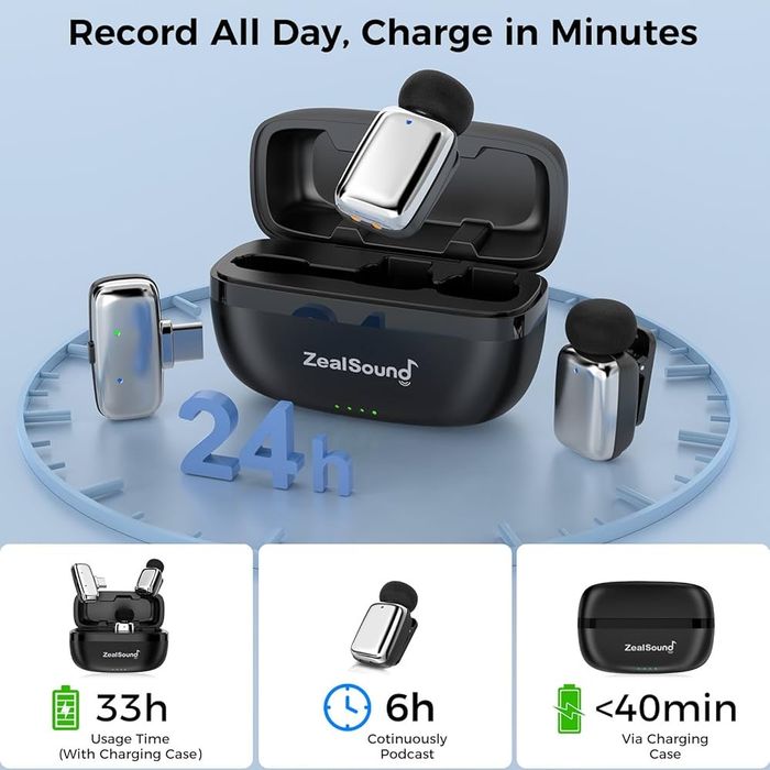 Петличний мікрофон ZealSound M6 Mini
