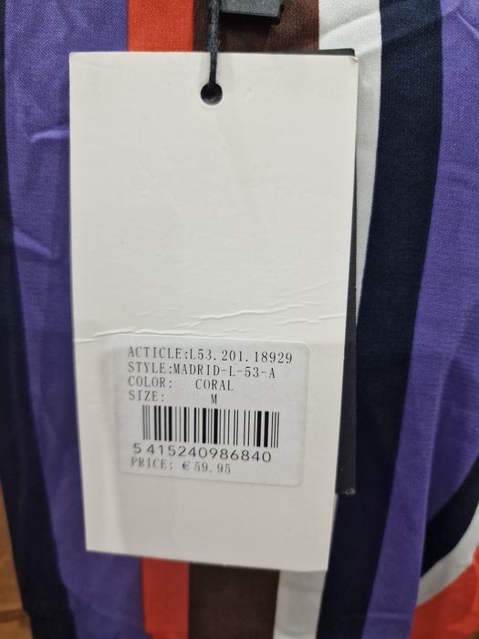 Nowa sukienka paski damska M