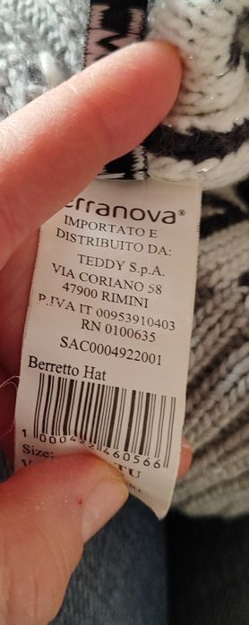 Czapka zimowa ciepła z pomponem L