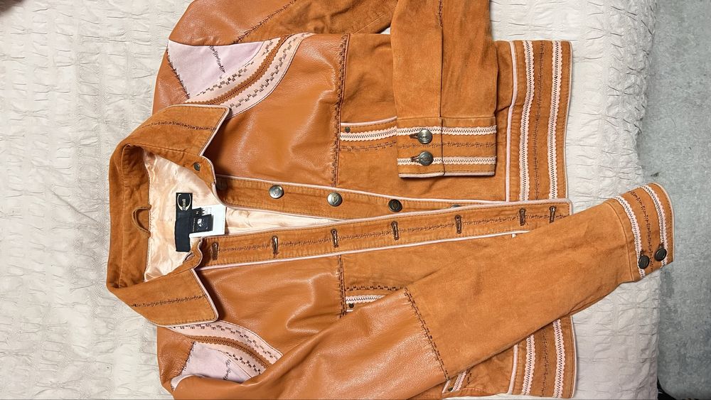 Вінтажна шкіряна куртка Roberto Cavalli | Archive | Luxury