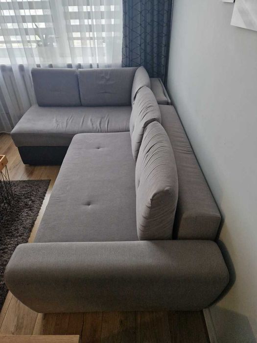 Narożnik rozkładany szary