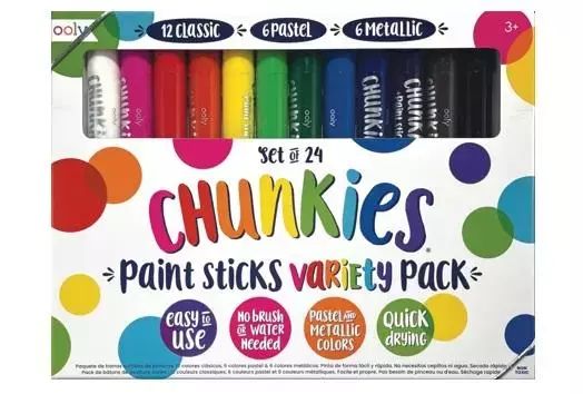 Farby W Kredce Chunkies Paint Sticks 24Szt. Kolorowe Baloniki