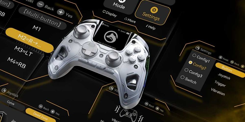 Controlo de jogos sem fios  para IOS/PC/Switch/Android/Steam ñ p. ps5