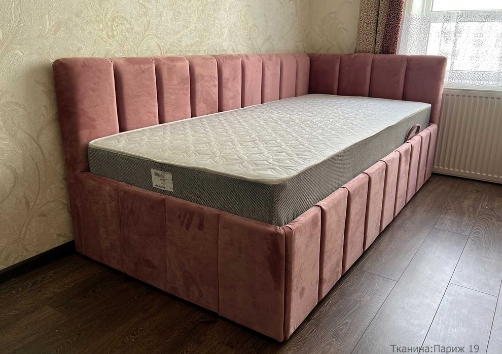 Ліжко кутове Соната полоса, дитяче ліжко, від виробника.