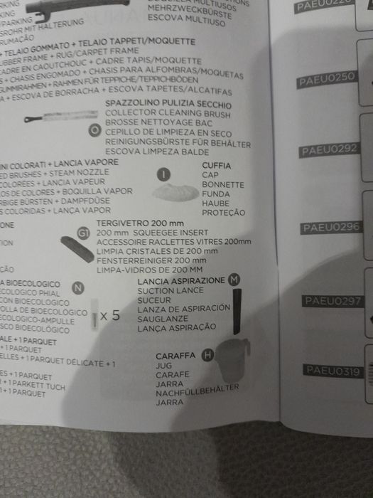 Aspirador/máquina  limpeza  a vapor