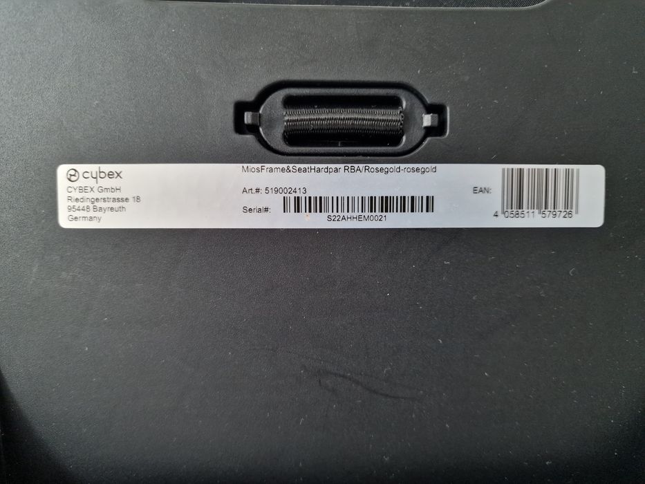 Carrinho Cybex Mios Rosegold + Adaptadores