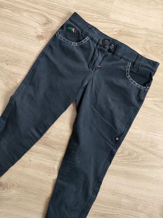 Bryczesy Equiline 34 xs kolanowy silikon