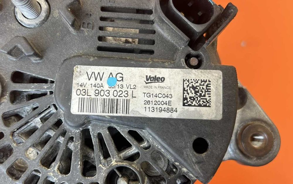 Генератор Volkswagen Passat B8. Golf 7 / Seat Leon - 1.6TDI 2.0TDI