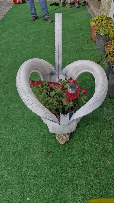 Vaso cisne para flores