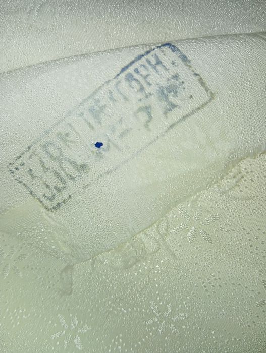 Ткань белая с узором временСССР