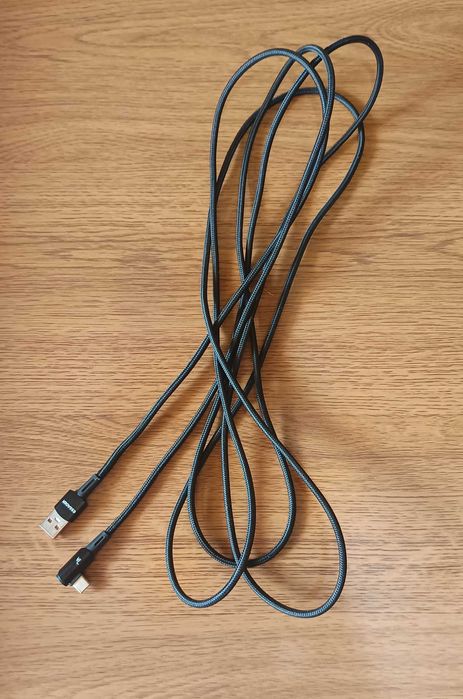 Кабель Essager 7A USB C з кутом 90 градусів 3 м