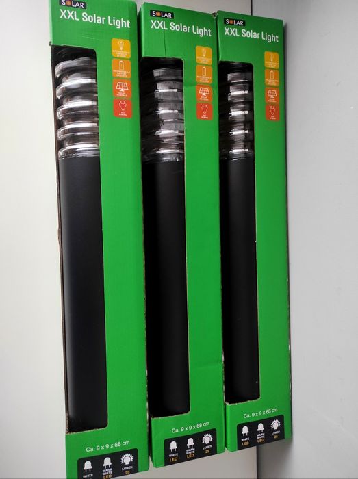Lampy solarne ogrodowe xxl 10 szt