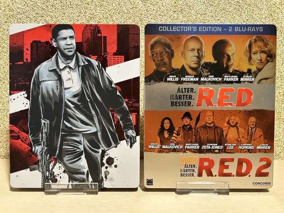 Steelbook Blu-ray Война Харта /Железная хватка/Легенда/ Саботаж/Стрелок/ Игрок/Рэд 1-2