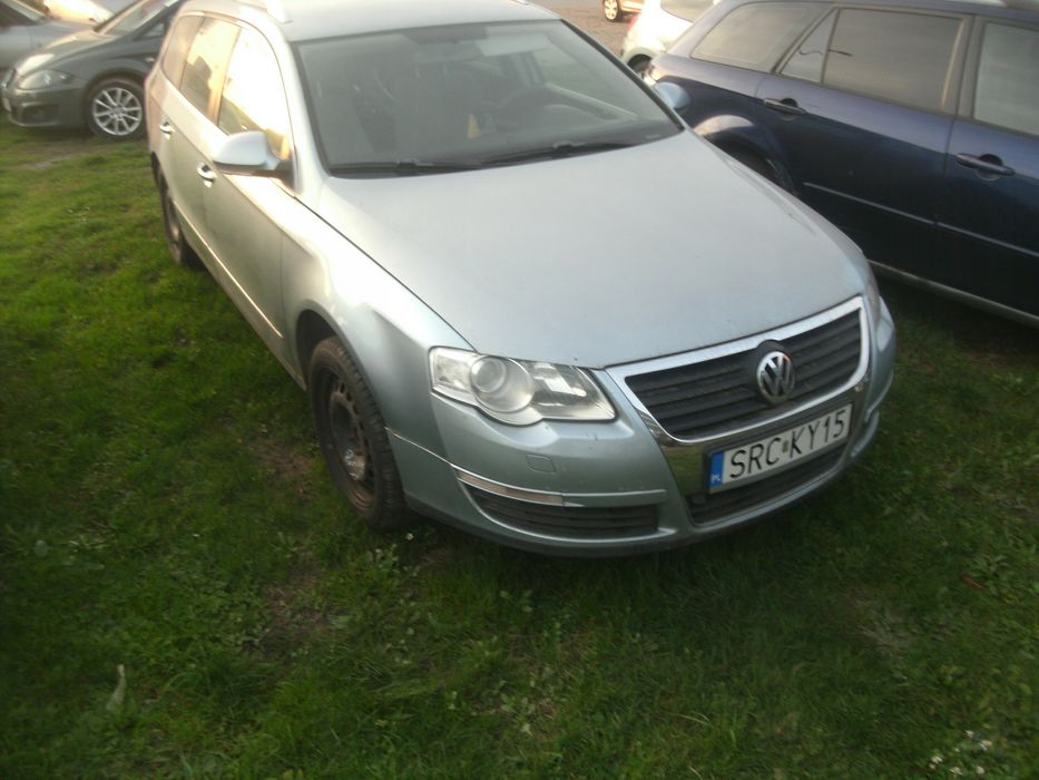 vw passat b6 05-10 maska lampy zderzak przod komplet