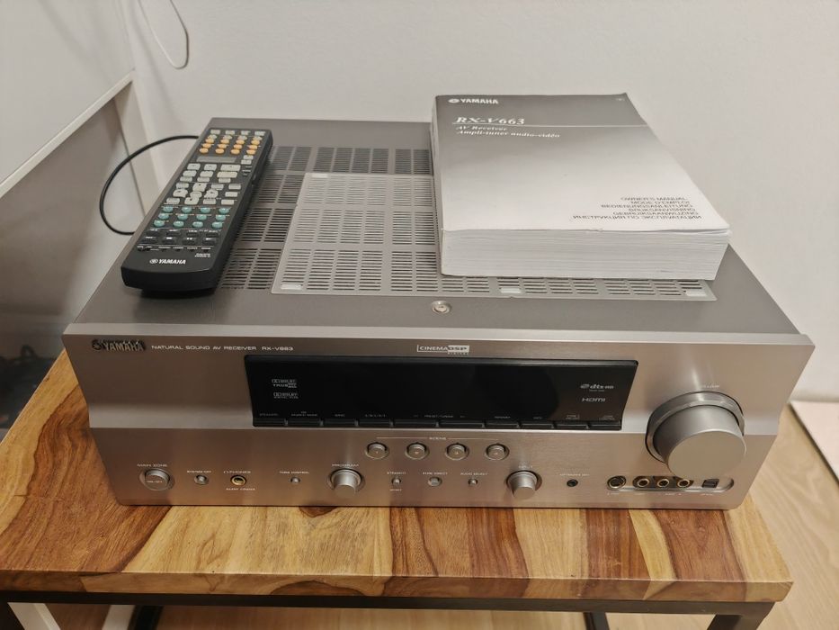 Zestaw kina domowego Yamaha RX-V663 + CD-C600 + NS-F210 + NS-C444)