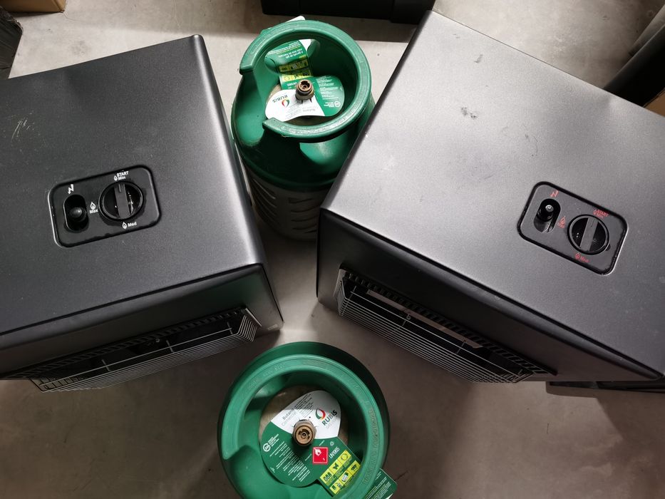 Aquecedor cerâmico a gás+botija Rubis light