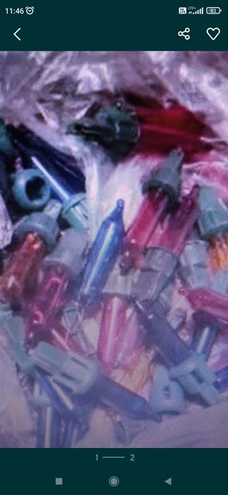 Lampki choinkowe żaróweczki, żarówki