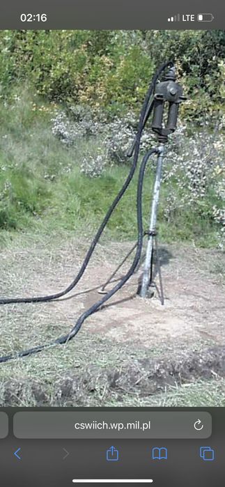 Studnia głębinowa/wiertnica ręczna SR7 wojskowa z rezerw