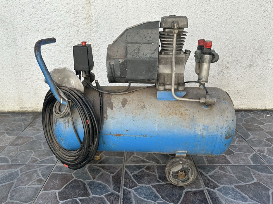 Compressor de Ar Elétrico – Com Rodas e Mangueira Incluída