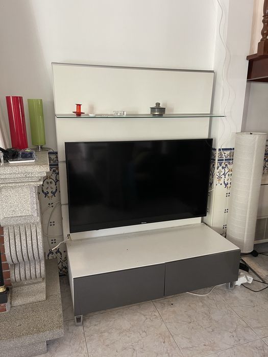 Móvel de televisão moderno com gavetas + armário de bar com gavetas