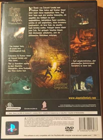 Jogo de PS2 Alone In The Dark The New Nightmare Completo