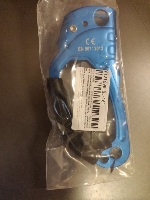 Жумар правый, блок-ролик, страховочное устр., карабины для промальпа