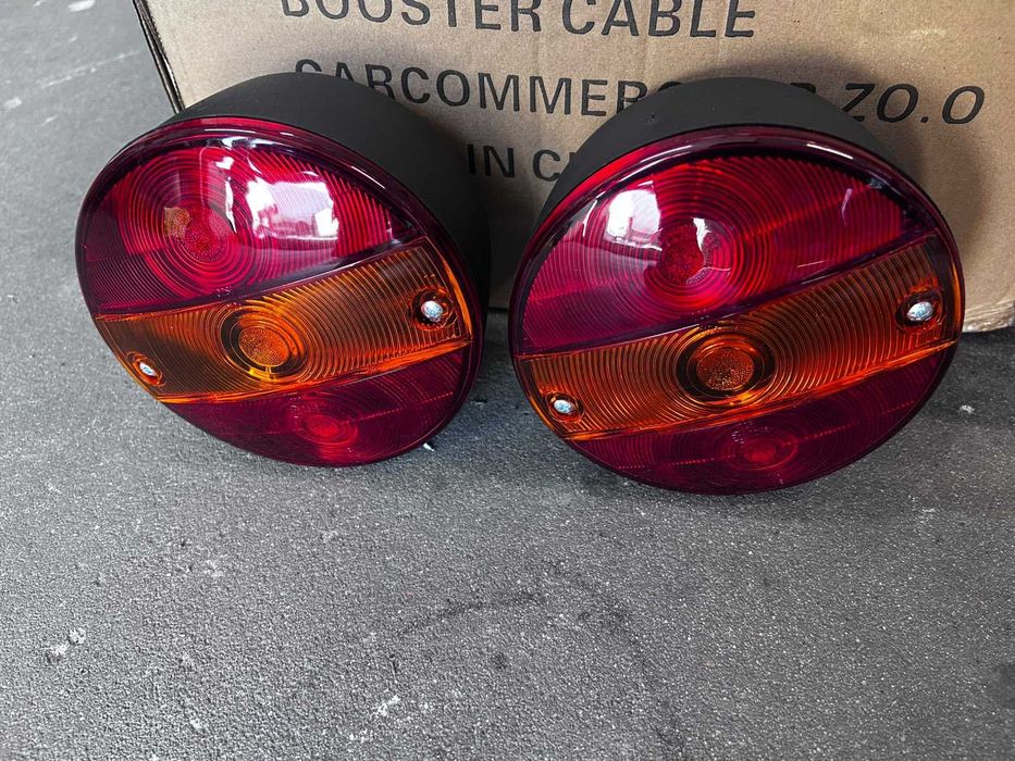 NOWE lampy tylne zespolone okrągłe WAŚ W19P W19L Ursus Bizon komplet