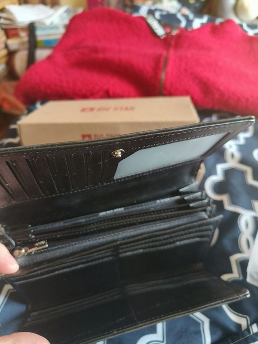 Piękny  duży portfel lakierowany Big Star