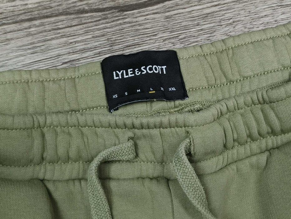 [L] LYLE & SCOTT шорти широкі оригінальні бавовна хакі