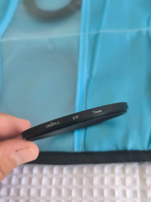 Kit de Filtros Fotográficos e Estojo de Organização (Diâmetro 72mm)