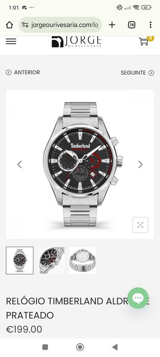 Relógio Timberland como novo