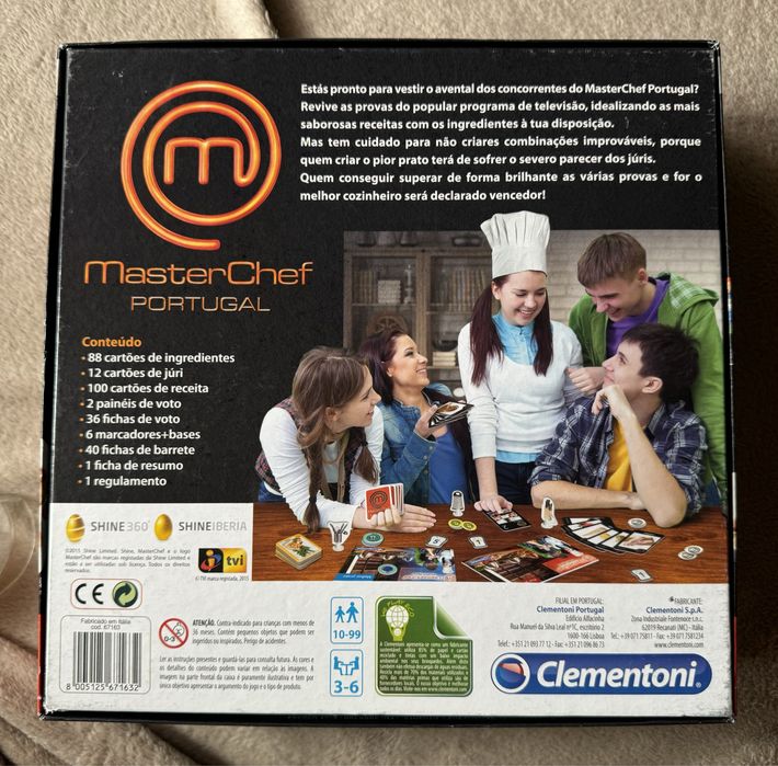 Jogo Master Chef Portugal - a partir 10 anis