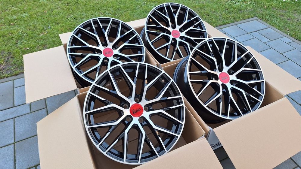 Nowe Alufelgi 5x112 R18 Audi A3 8P 8V 8Y A4 B8 B9 A5 A6 Q5 Vw Passat B6 B7 B8 Golf VI VII CaddY