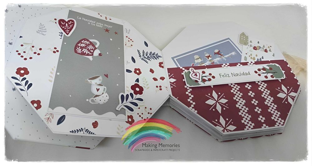 Álbum fotos Scrapbook_Natal