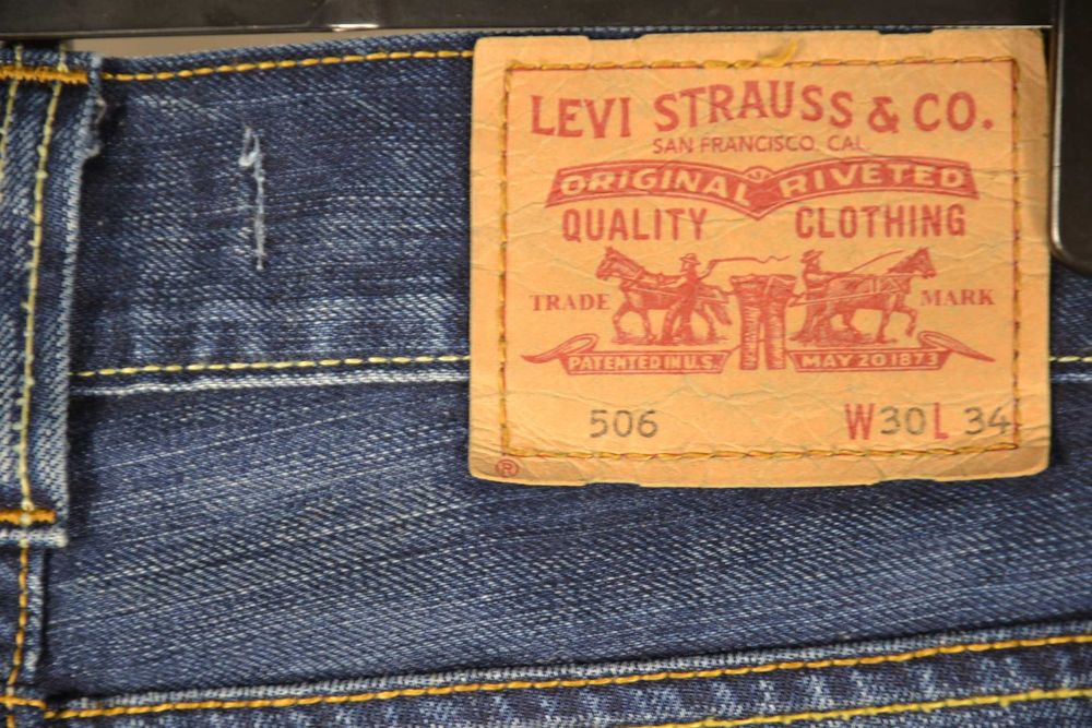 LEVIS 506 Standard Jeans Spodnie Męskie Proste W30 L34 Oryginalne Rare
