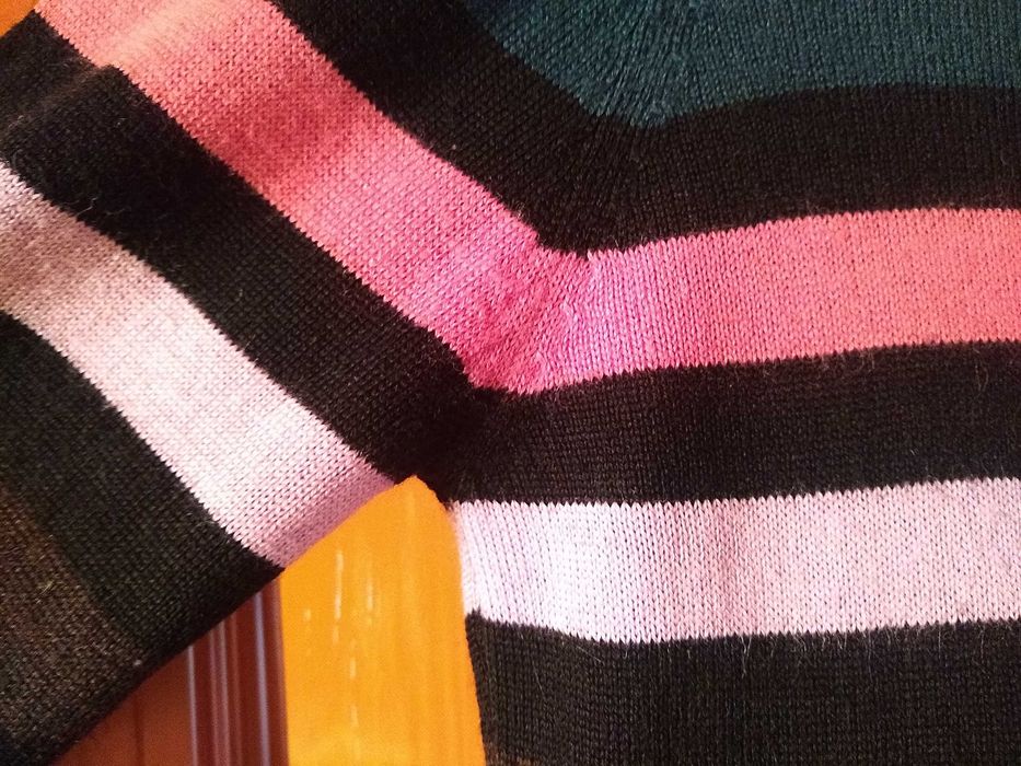SUD Express  Francuski damski sweter z golfem, 50% Merino, Rozmiar M-L