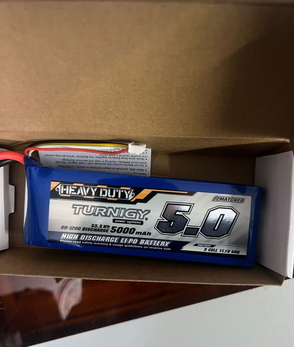 Bateria Lipo 3S(12.6v) 5000mAh 60C para carros RC
