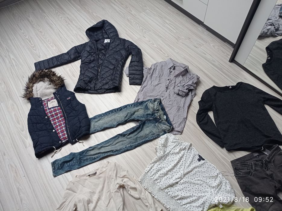 Ubrania  50sztuk za 100 zl  rurki, sukienki ,kurtki 36/38 H&M , Reser