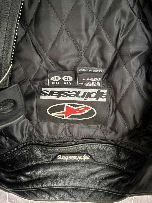 Casaco de Couro Alpinestars Original - Tamanho EUR 50 (M/L) - Com Proteções - Como Nova