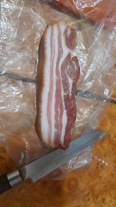 Домашні копченості, буженина. М'ясо холодного копчення