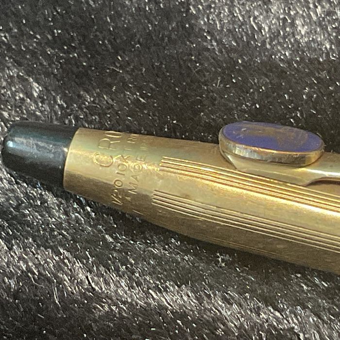 Lapiseira Cross 13 cm rolled gold 10 k