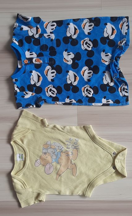 Zestaw 12szt: Body, Rampers r.62-68