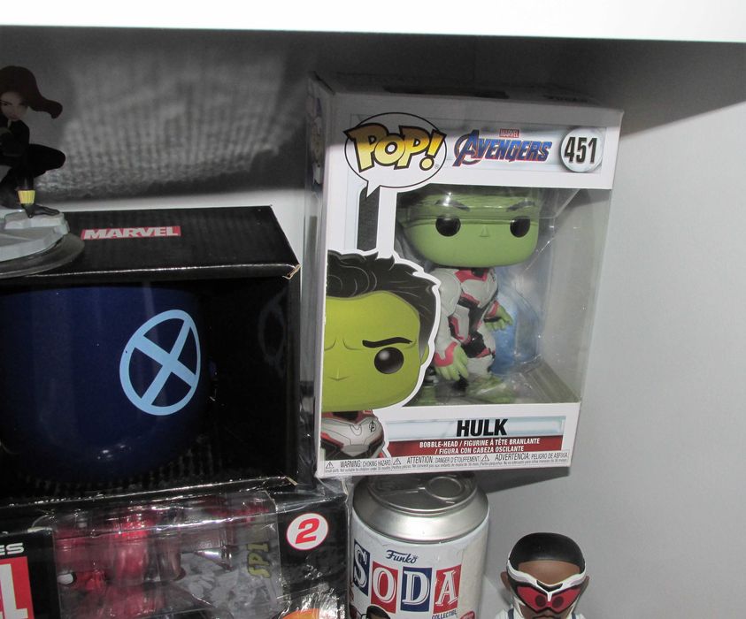 Pack Marvel with Hulk, Spider-Man, Captain America