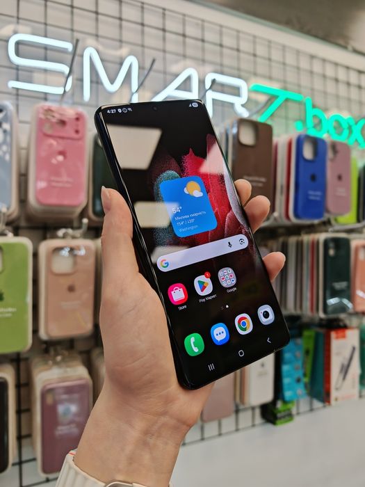 Samsung Galaxy S21 Ultra G998U1 12/128Gb 1Sim+Esim Чорний