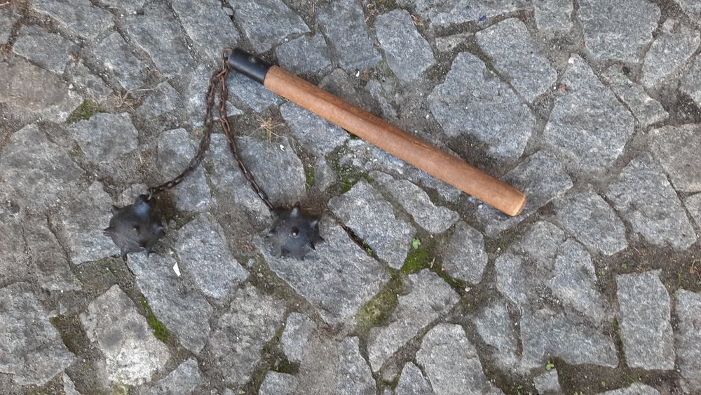 Mangual de guerra. Vintage.