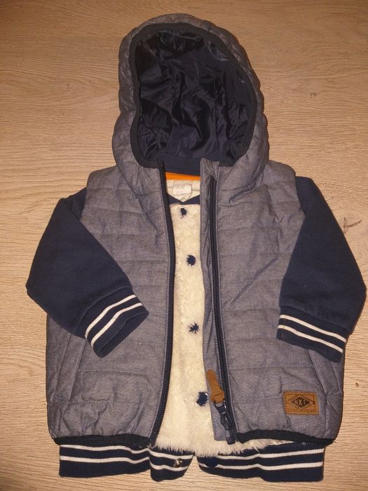Bezrękawnik Next Bluza H&M rozm 80